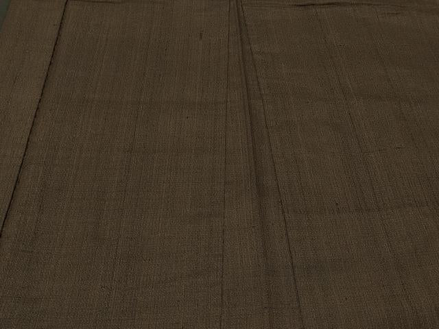 平和屋着物＃男性　長羽織　紬地　霞文　正絹　逸品　CABF1350in