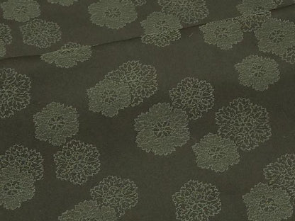 平和屋着物＃羽織　正倉院花文　黒地　正絹　逸品　CABF1364in