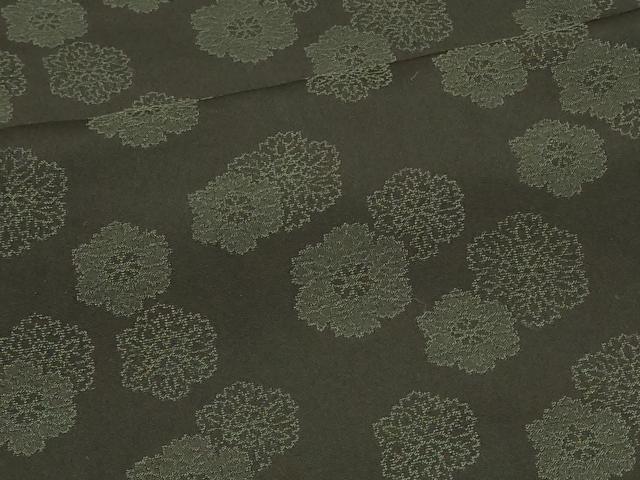 平和屋着物＃羽織　正倉院花文　黒地　正絹　逸品　CABF1364in