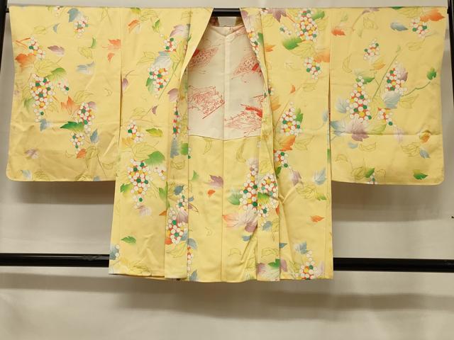 平和屋着物＃羽織　葡萄蔦の葉文　正絹　逸品　未使用　CABF1368in