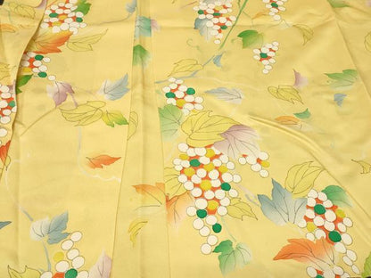 平和屋着物＃羽織　葡萄蔦の葉文　正絹　逸品　未使用　CABF1368in