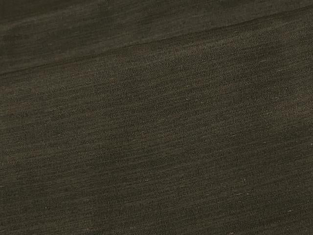 平和屋着物＃男性　羽織　紬地　霞文　黒地　正絹　逸品　未使用　CABF1376in
