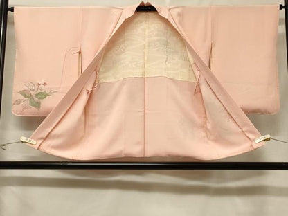 平和屋着物＃羽織　草花文　金糸　正絹　逸品　未使用　CABF1384in