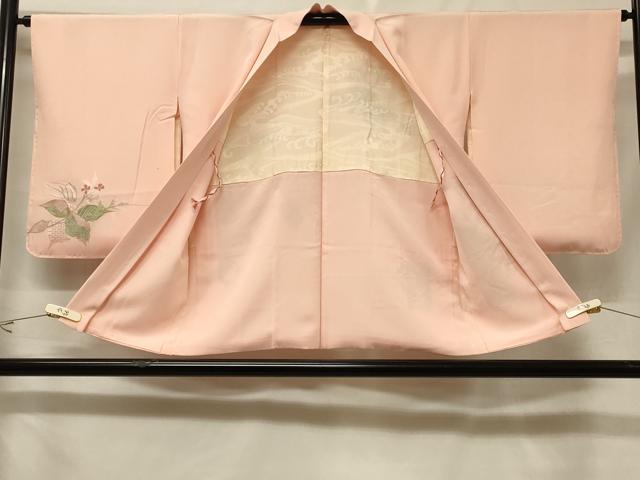 平和屋着物＃羽織　草花文　金糸　正絹　逸品　未使用　CABF1384in