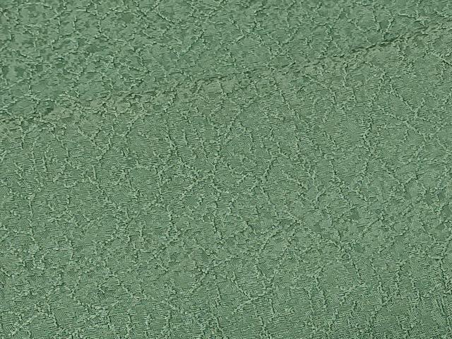 平和屋着物＃道行コート　色無地　霞地紋　薄青色　ロング丈　正絹　逸品　未使用　CABF1385in