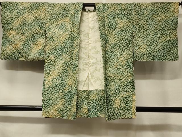 平和屋着物＃羽織　総絞り　七宝文　暈し染め　正絹　逸品　未使用　CABF1386in