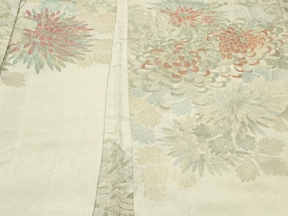 平和屋着物＃羽織　寿光織　乱菊　金銀糸　正絹　逸品　CABF1397in