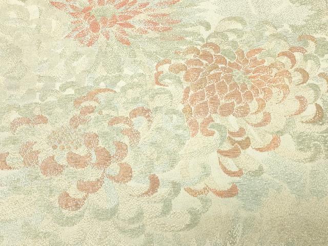 平和屋着物＃羽織　寿光織　乱菊　金銀糸　正絹　逸品　CABF1397in