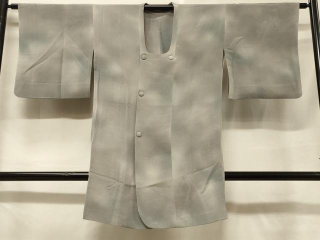 平和屋着物＃道行コート 単衣 霞文 暈し染め 鬼しぼ縮緬 ロング