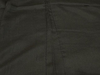 平和屋着物＃男性　長羽織　黒地　正絹　逸品　CABF1399in