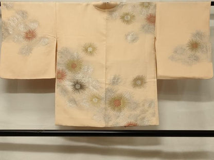 平和屋着物＃羽織　寿光織　舞花文　金銀糸　正絹　逸品　CABF1404in