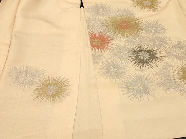 平和屋着物＃羽織　寿光織　舞花文　金銀糸　正絹　逸品　CABF1404in