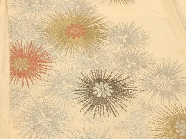 平和屋着物＃羽織　寿光織　舞花文　金銀糸　正絹　逸品　CABF1404in