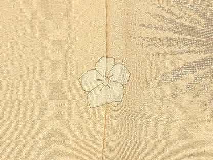 平和屋着物＃羽織　寿光織　舞花文　金銀糸　正絹　逸品　CABF1404in