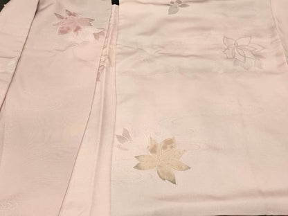 平和屋着物＃羽織　地紋起こし　流水花文　暈し染め　正絹　逸品　未使用　CABF1405in