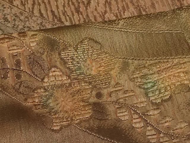 平和屋着物＃道行コート　辻が花　暈し染め　ロング丈　正絹　逸品　CABF1413in