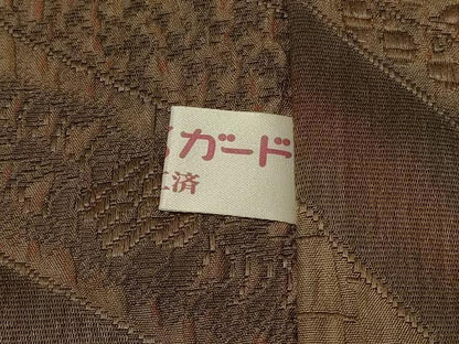 平和屋着物＃道行コート　辻が花　暈し染め　ロング丈　正絹　逸品　CABF1413in