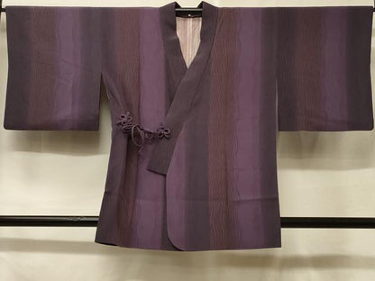 平和屋着物＃道中着　変わり間道　暈し染め　正絹　逸品　CABF1414in
