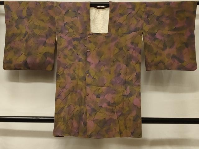 平和屋着物＃道行コート　霞文　暈し染め　正絹　逸品　CABF1421in
