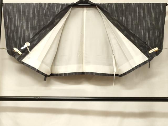 平和屋着物＃道中着　二部式　紬地　縞　正絹　逸品　未使用　CABF1423in