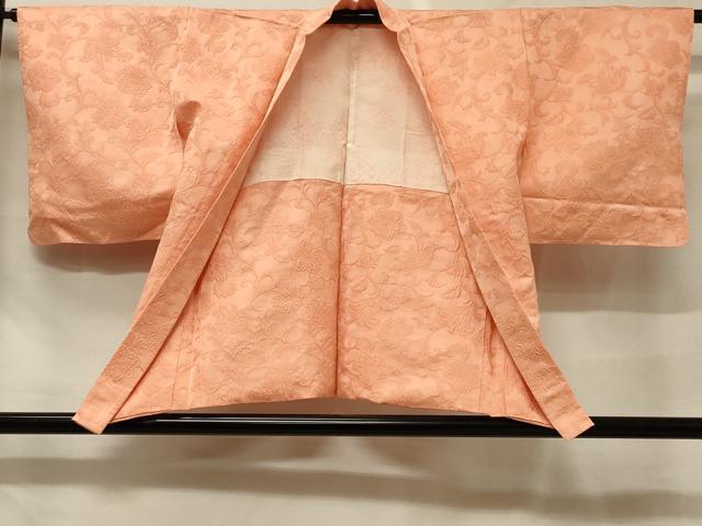 平和屋着物＃羽織　色無地　ふくれ織　花唐草地紋　正絹　逸品　未使用　CABF1440in