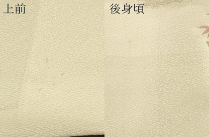 平和屋着物＃羽織　寿光織　道長笹竹文　金銀糸　正絹　逸品　CABF1441in