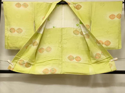 平和屋着物＃羽織　地紋起こし　七宝花文　暈し染め　正絹　逸品　未使用　CABF1442in
