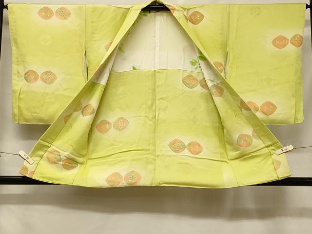 平和屋着物＃羽織　地紋起こし　七宝花文　暈し染め　正絹　逸品　未使用　CABF1442in