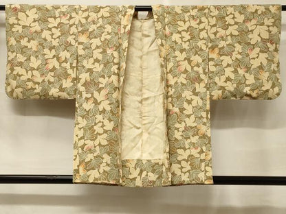 平和屋着物＃羽織　葉づくし　正絹　逸品　CABF1443in