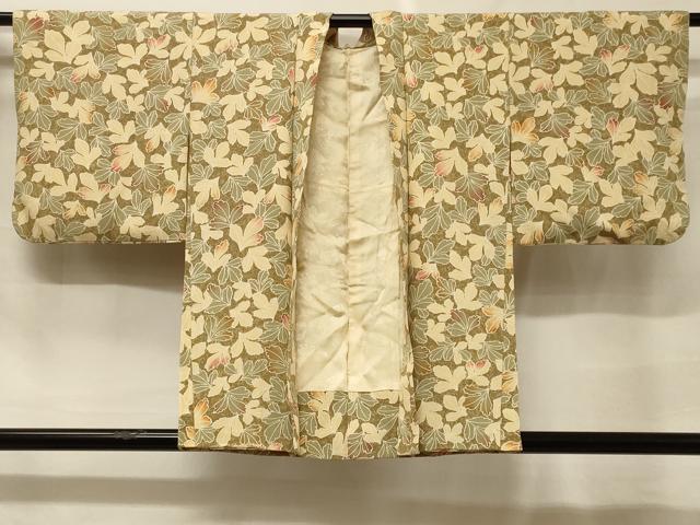 平和屋着物＃羽織　葉づくし　正絹　逸品　CABF1443in