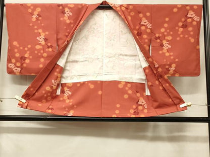 平和屋着物＃羽織　草花文　暈し染め　正絹　逸品　未使用　CABF1453in