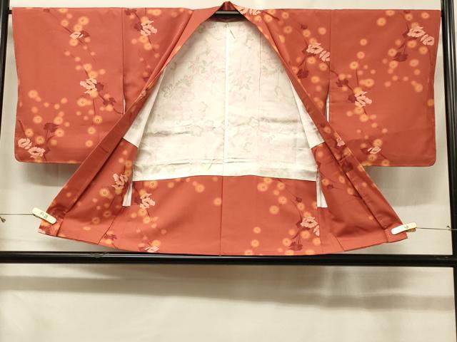 平和屋着物＃羽織　草花文　暈し染め　正絹　逸品　未使用　CABF1453in