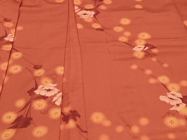 平和屋着物＃羽織　草花文　暈し染め　正絹　逸品　未使用　CABF1453in