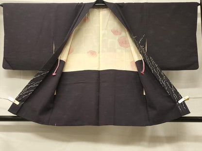 平和屋着物＃羽織　草花文　稲　正絹　逸品　CABF1479in
