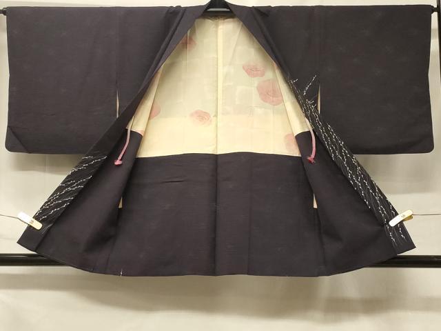 平和屋着物＃羽織　草花文　稲　正絹　逸品　CABF1479in