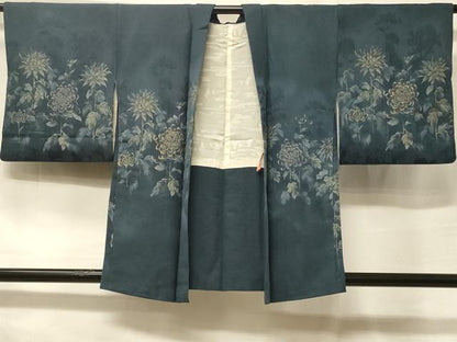 平和屋着物＃羽織　寿光織　乱菊　金銀糸　正絹　逸品　CABF1480in