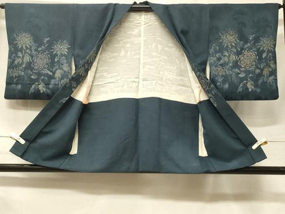 平和屋着物＃羽織　寿光織　乱菊　金銀糸　正絹　逸品　CABF1480in