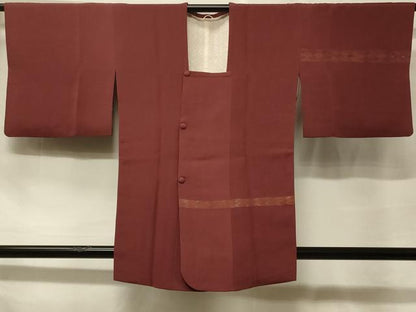 平和屋着物＃道行コート　地紋起こし　横段吉祥文　正絹　逸品　CABF1481in