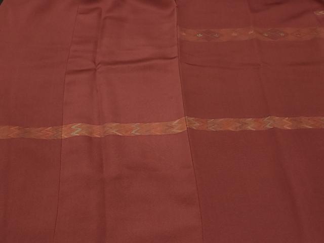 平和屋着物＃道行コート　地紋起こし　横段吉祥文　正絹　逸品　CABF1481in