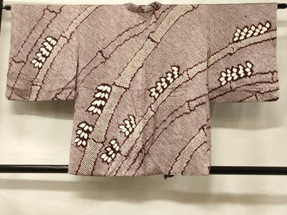 平和屋着物＃羽織　総絞り　笹竹文　正絹　逸品　CABF1483in