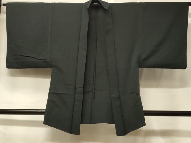 平和屋着物＃男性　羽織　単衣　百入茶色　正絹　逸品　CABF1484in
