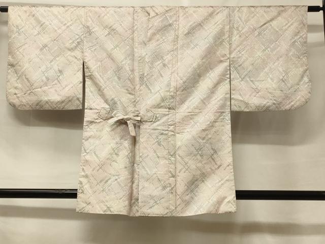 平和屋着物＃道中着　紬地　霞文　正絹　逸品　CABF1487in