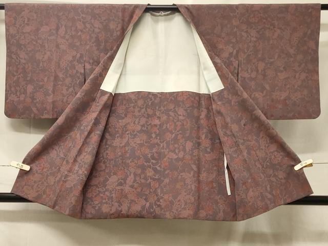 平和屋着物＃道行コート　更紗花文　正絹　逸品　CABF1519in