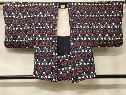平和屋着物＃羽織　総絞り　舞花文　正絹　逸品　CABF1525in