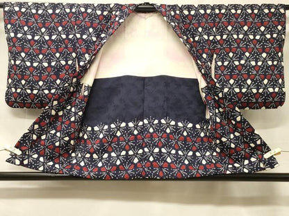 平和屋着物＃羽織　総絞り　舞花文　正絹　逸品　CABF1525in