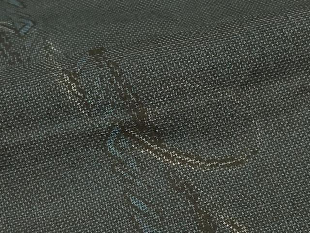 平和屋着物＃本場大島紬　羽織　7マルキ　結び紐文　正絹　逸品　CABF1528in