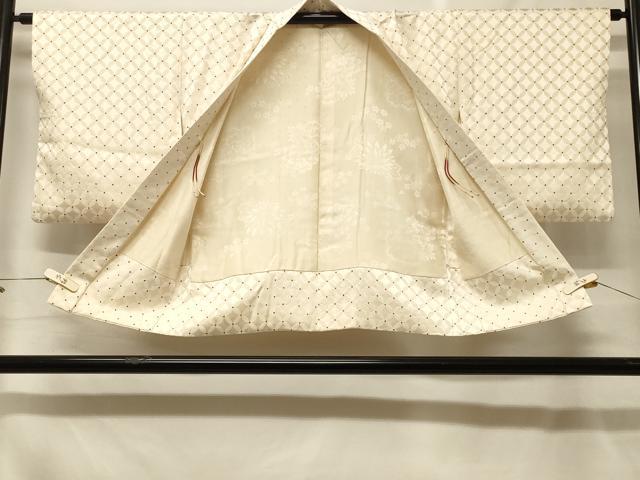 平和屋着物＃羽織　七宝文　正絹　逸品　CABF1533in