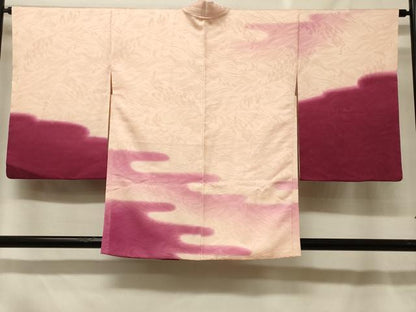 平和屋着物＃羽織　エ霞文　暈し染め　正絹　逸品　CABF1535in