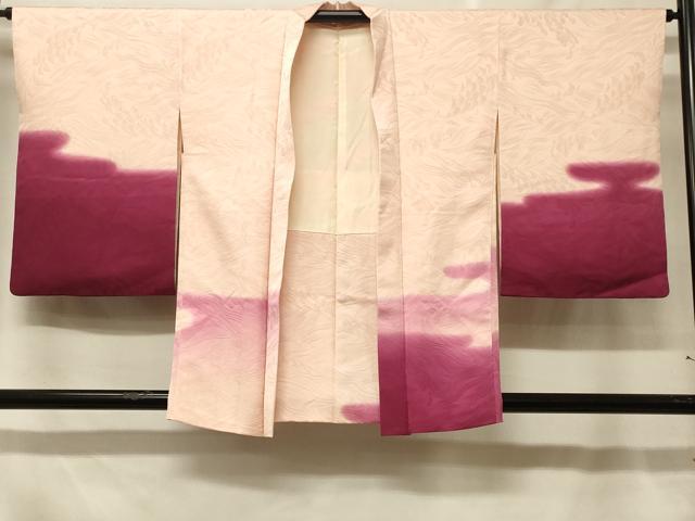 平和屋着物＃羽織　エ霞文　暈し染め　正絹　逸品　CABF1535in