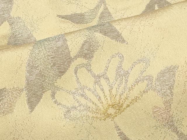 平和屋着物＃羽織　寿光織　枝花文　金銀糸　正絹　逸品　CABF1540in